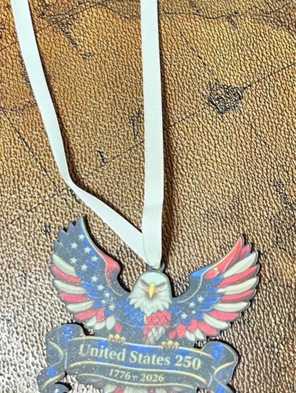 250th USA Anniversary Christmas ornament